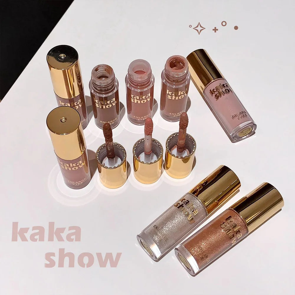 Kakashow Mist Eyeshadow Liquid Matte Pearlescent Shimmer Brightens Qme