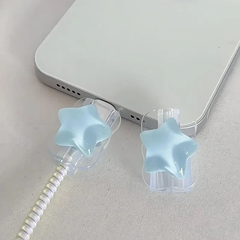 Korea Cute 3D Ocean Stars Change Charger Protector Cover Line Qme