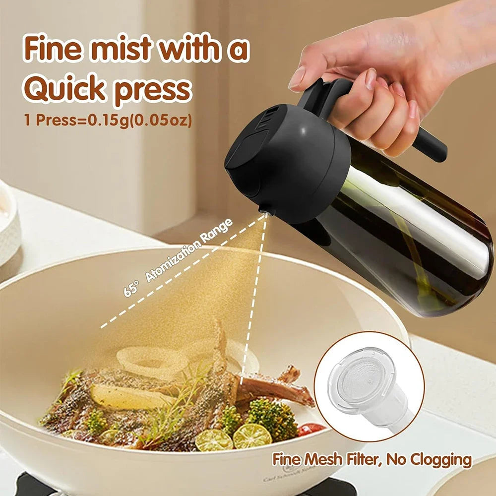 Light-blocking Dark Oil Sprayer Cooking 1 Olive Dispenser Bottle Qme
