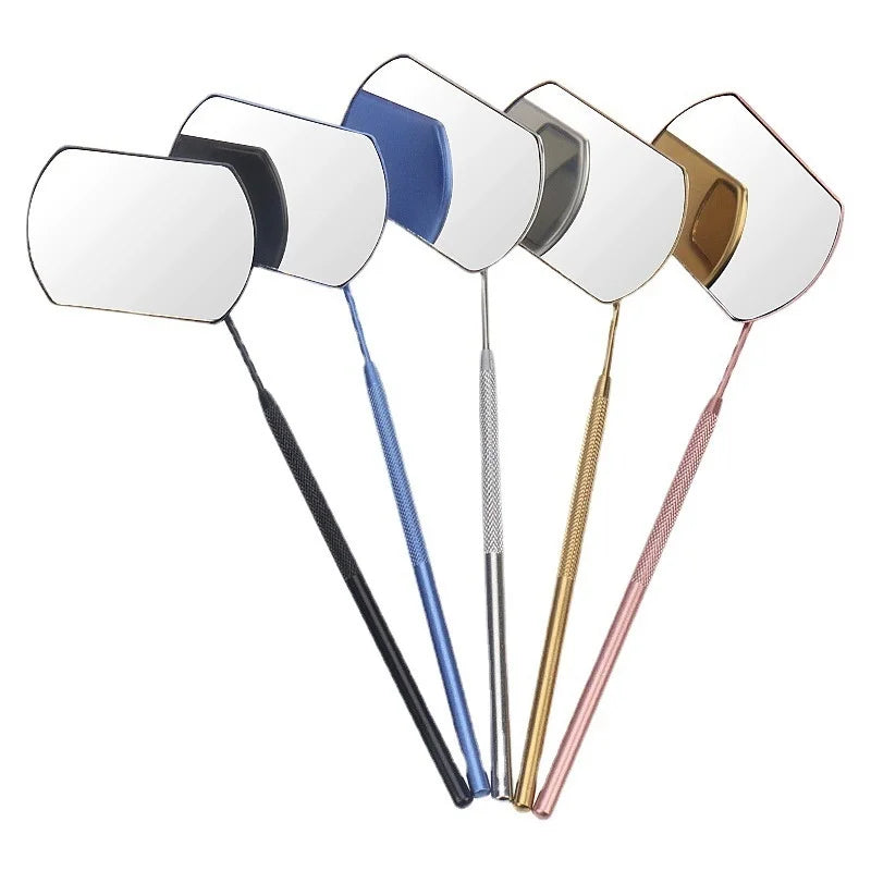 Eyelash Extension Mirror Detachable Stainless Steel Lash Lifting Makeup Mirror Beauty Tool Accessories Supplies Qme