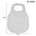 10 Disposable Apron Hotpot Oil-proof Anti-fouling Adults Bib Portable Qme A6-20pcs