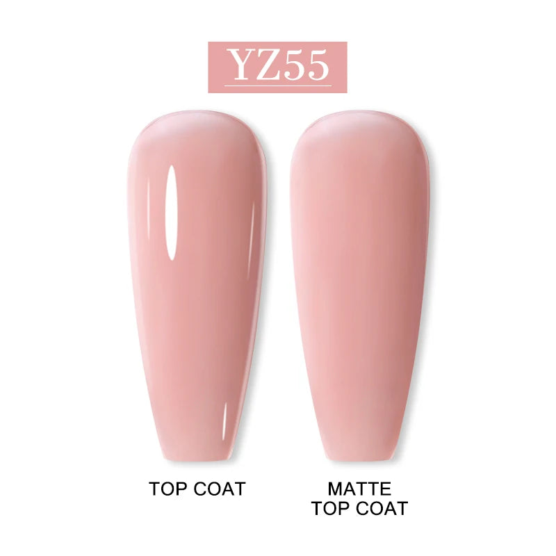 Arte Clavo Nail Art Designs Matte Coat Gel Polish Winter Pink Semi