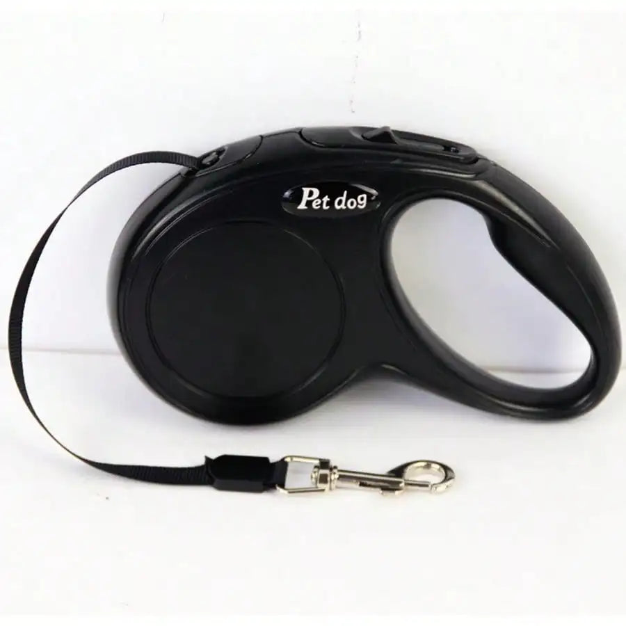 3m 5m Automatic Retractable Pet Leash Suitable Medium Small Dogs Qme black