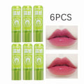 Aloe Lipstick Moisturizing Water Locking Warm Changing Durable Qme 6PCS