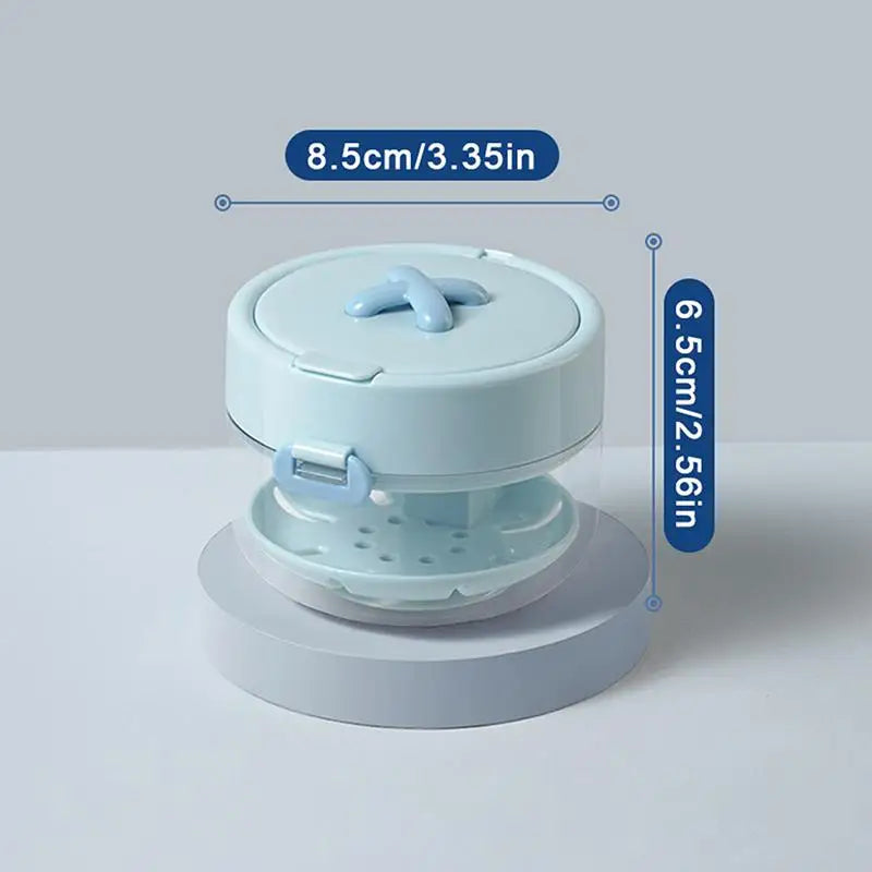 Reliable Denture Bath Box Multi-layer Leakproof Lid Peace Mind Qme