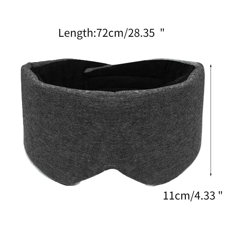 100 Cotton Silk Sleep Mask Blindfold Eye Cover Patch Soft Portable Qme