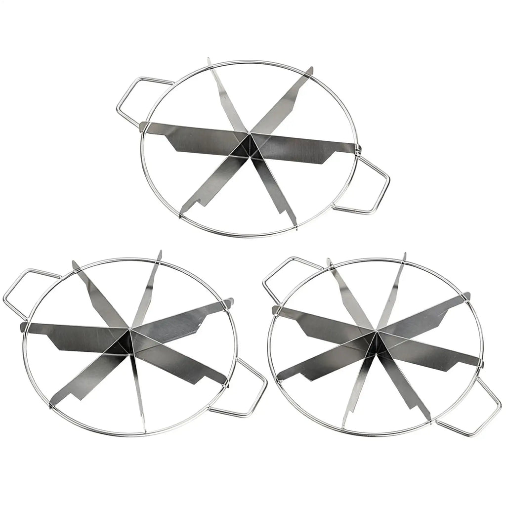 Pie Divider Stainless Steel Cake Slicer for Even Slices Non-Stick Kitchen Gadgets Pastry Cheese Pizza Cutting Press Tool Qme