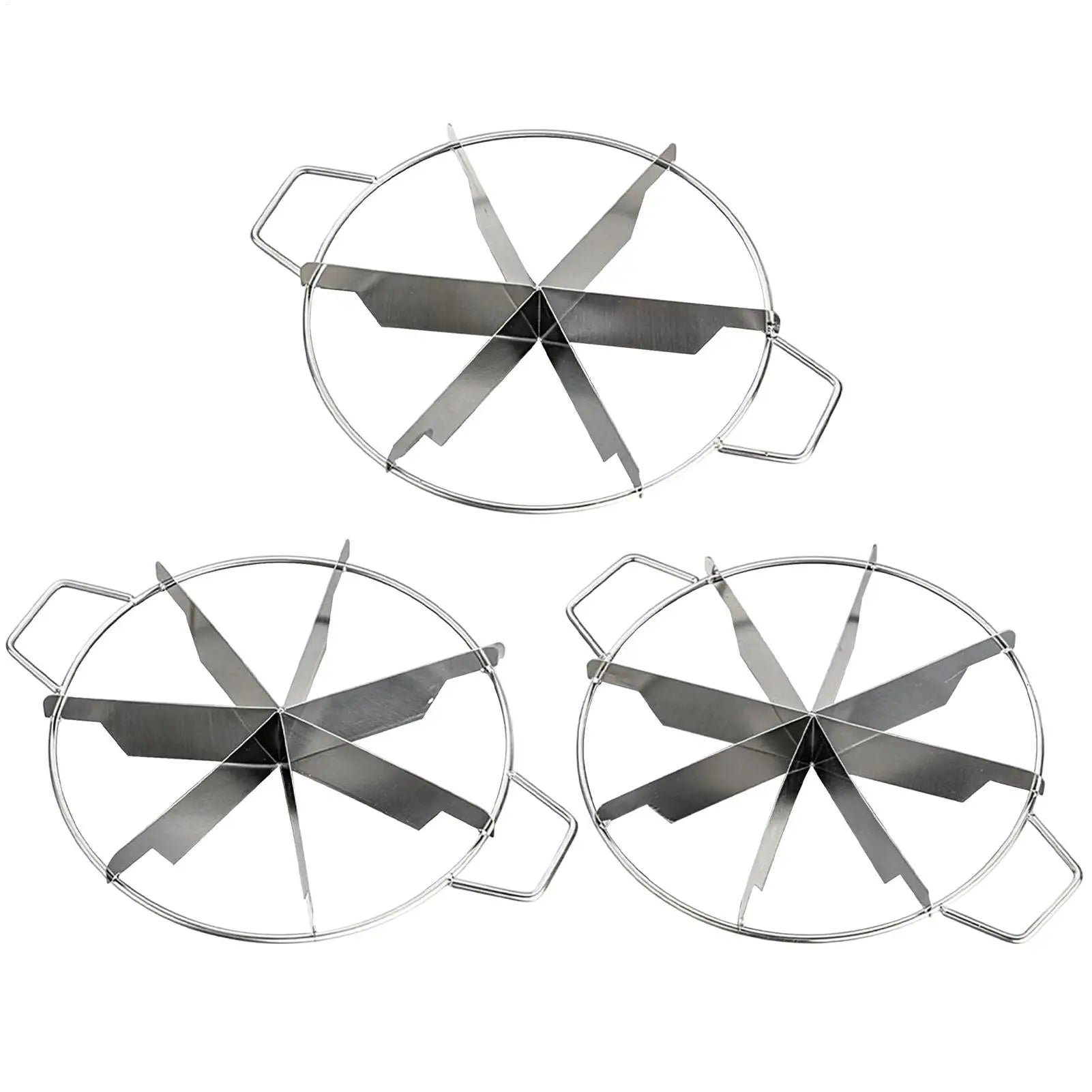 Pie Divider Stainless Steel Cake Slicer for Even Slices Non-Stick Kitchen Gadgets Pastry Cheese Pizza Cutting Press Tool Qme