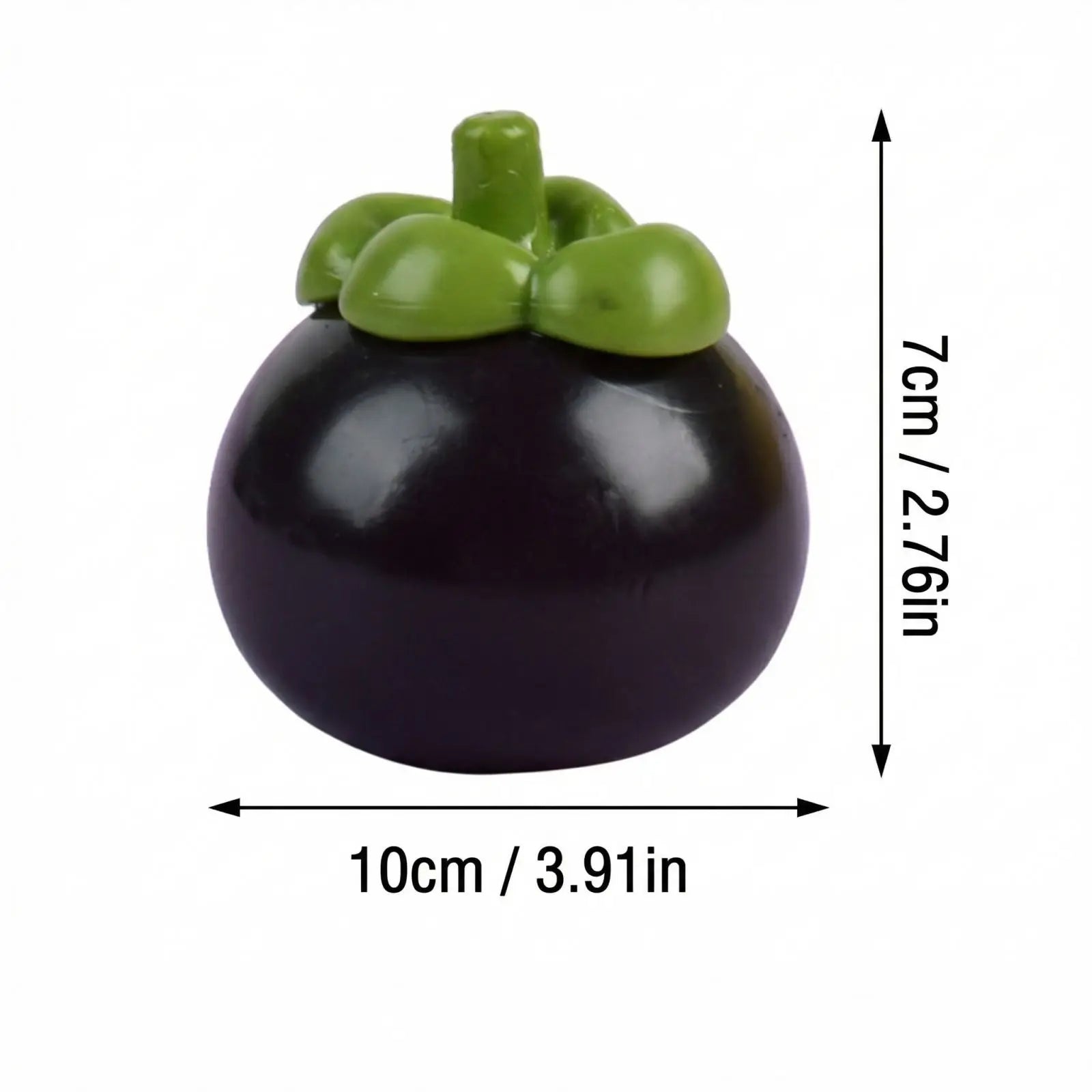 Simulated Mangosteen Fun Toy Slow Rising Anxiety Stress Relief Fruit Fidget Toy New Stress Ball Toy Birthday Holiday Gift Qme