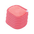 Makeup Remover Facial Cleansing Tools Reusable Pads Microfiber Cloths Qme rose