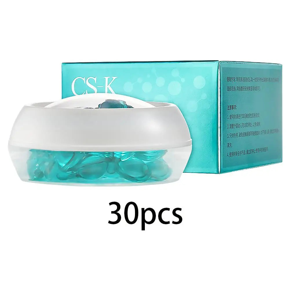 CS-K Copper Peptide Serum Capsules, GHK-Cu Deep Repair Face Essence, Hydrating Serum For Sensitive Skin Face Serum Qme