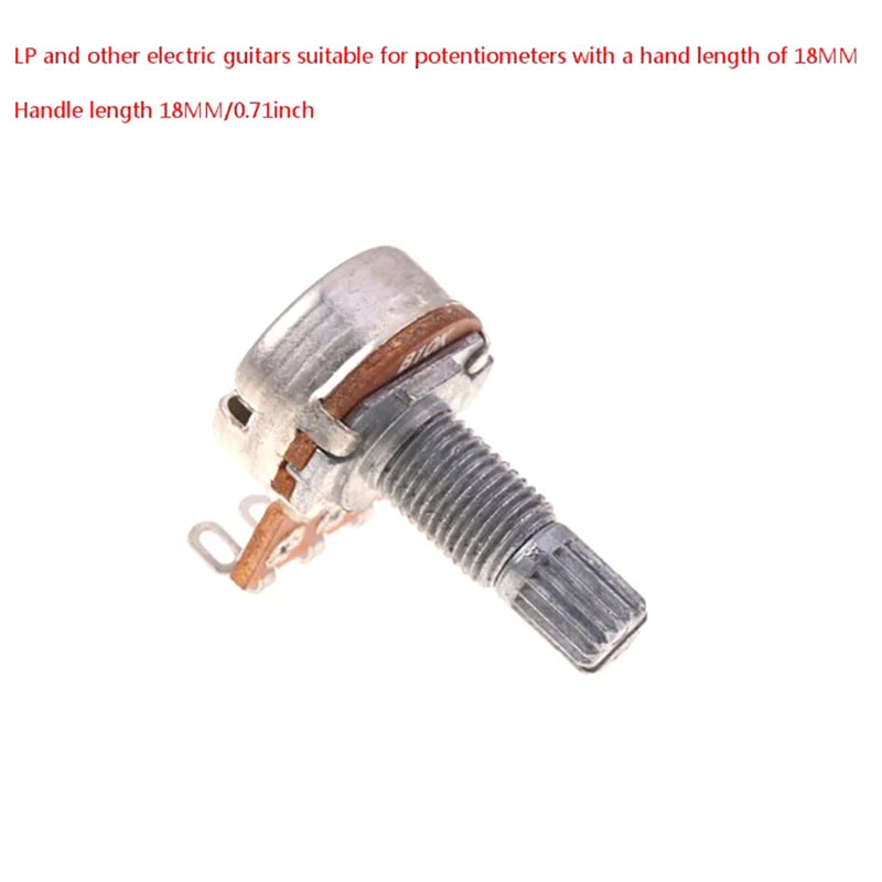 Potentiometer Splined Small Pot Electric Guitar Bass Effect Amp Tone Qme