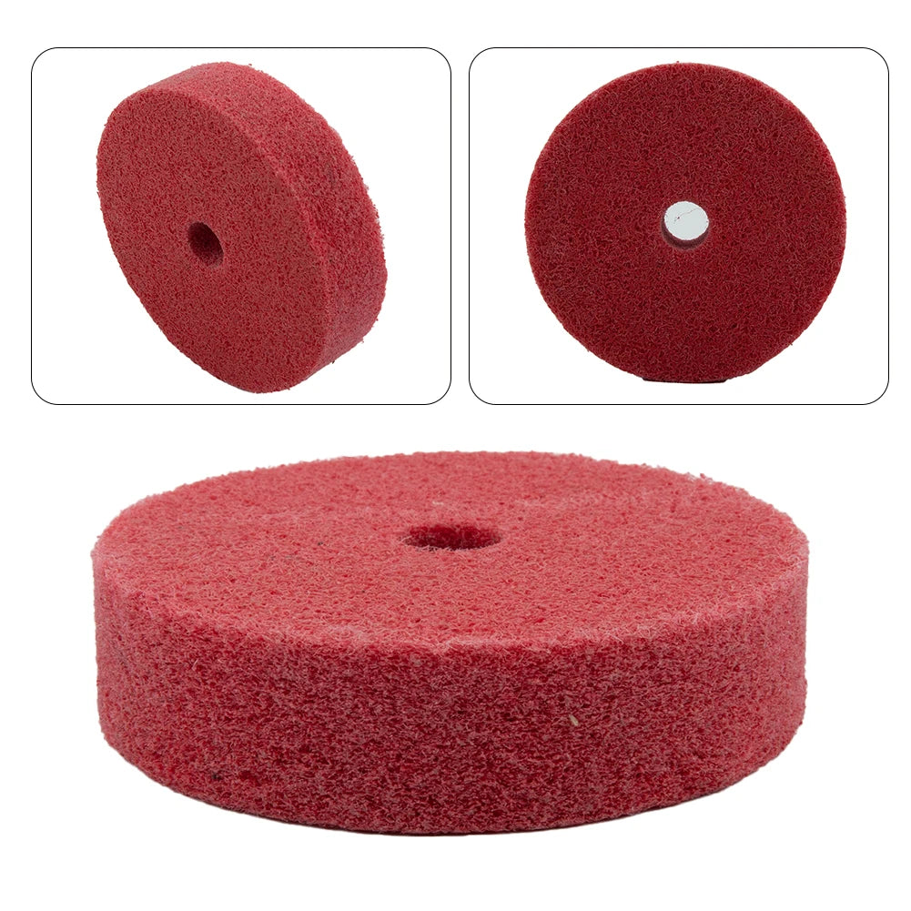 1 Pc Grinding Wheel Replacement 3Inch Nylon Grinding Wheels Power Sanding Tools Polishing Pads For Polishing Metal Wood Qme