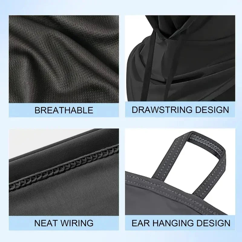 1PC Summer 360 Degree Lightweight Cooling Hood Sun Protection Shroud Mask for Outdoor Activities Fishing Surfing Cycling Hiking Qme