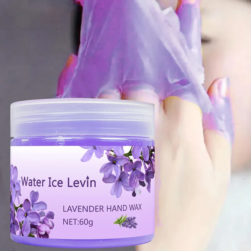 Lavender Moisturizing Hand Wax Mask, Hypoallergenic, for Hands and Feet, Smooths Skin, Gentle Cleansing Hand Mask, Brightens Hand Skin Qme