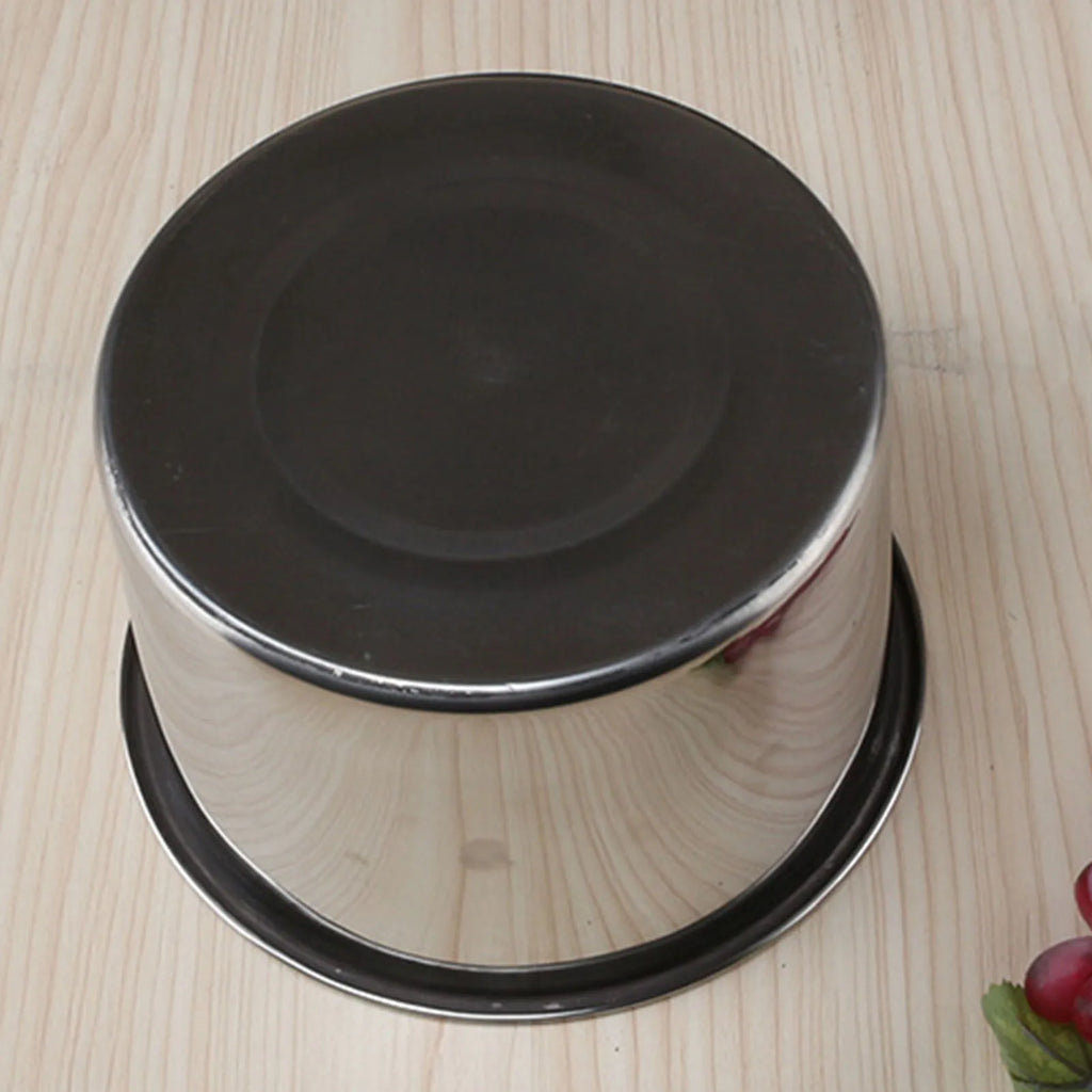 Stainless Steel Kitchen Seasoning Pot Multifunctional Seasoning Box Soup Bowl Mixing Bowl Egg Bowl Stew Cup for Home Cooking Qme