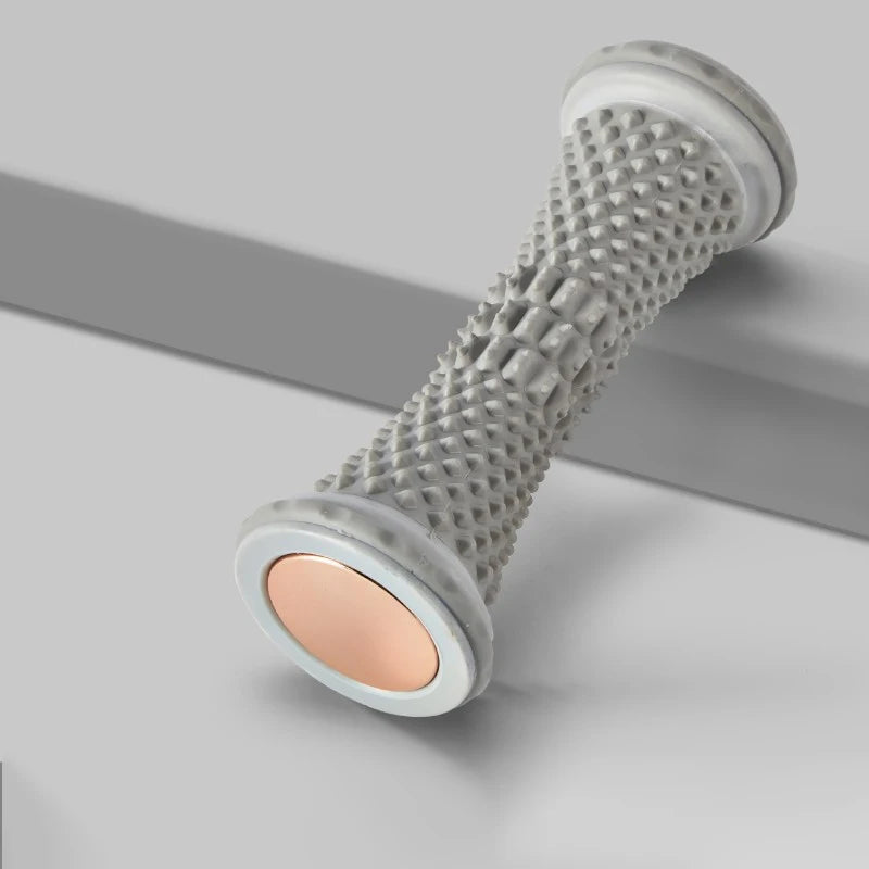 Foot Fascia Roller Massage Deep Tissue Textured Surface Home Use Qme grey-upgrade No plug