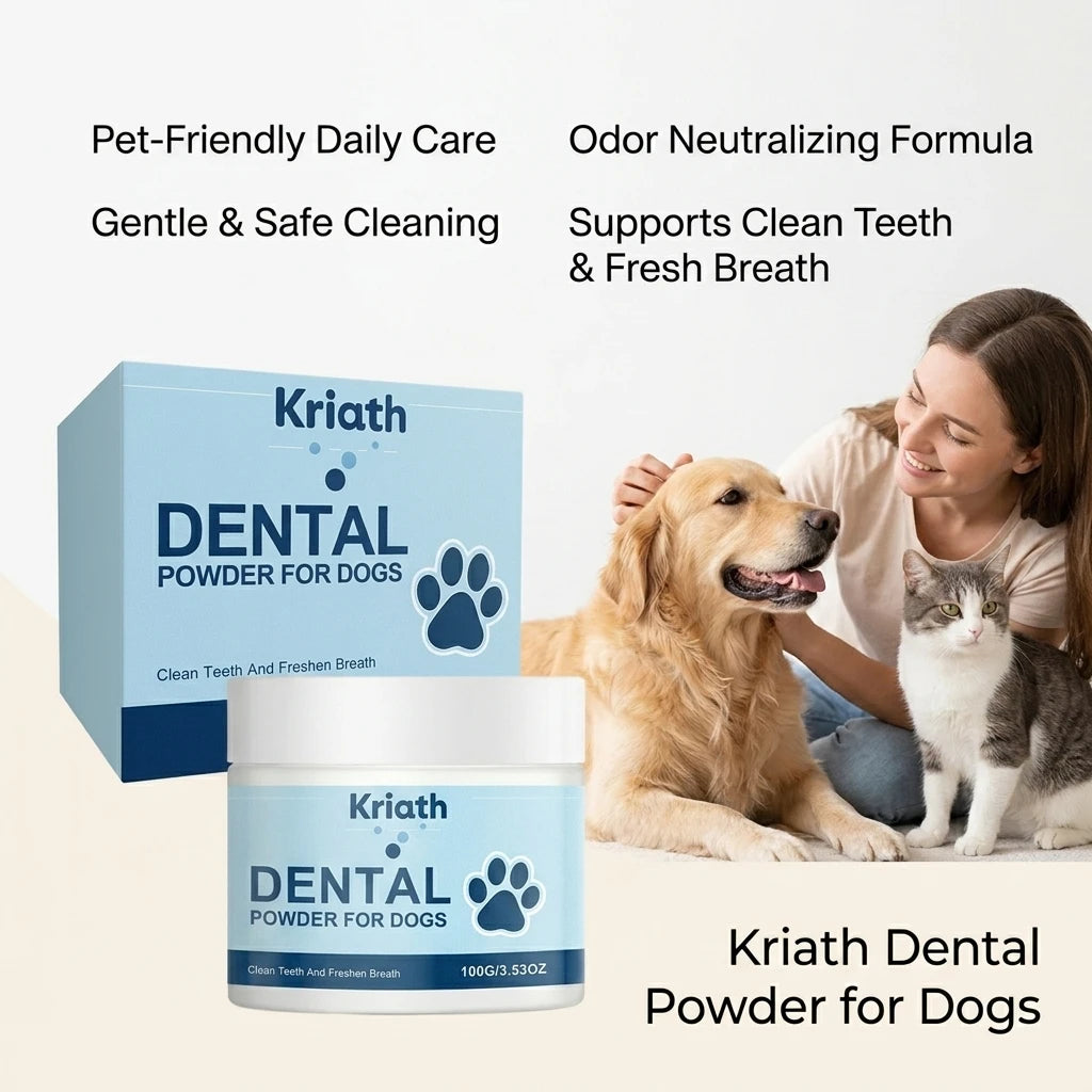 Pet Teeth Cleaning Powder Eliminates Bad Breath Remove Plaque Tartar Calculus Prevent Gum Inflammation Dogs Dental Care Powder Qme