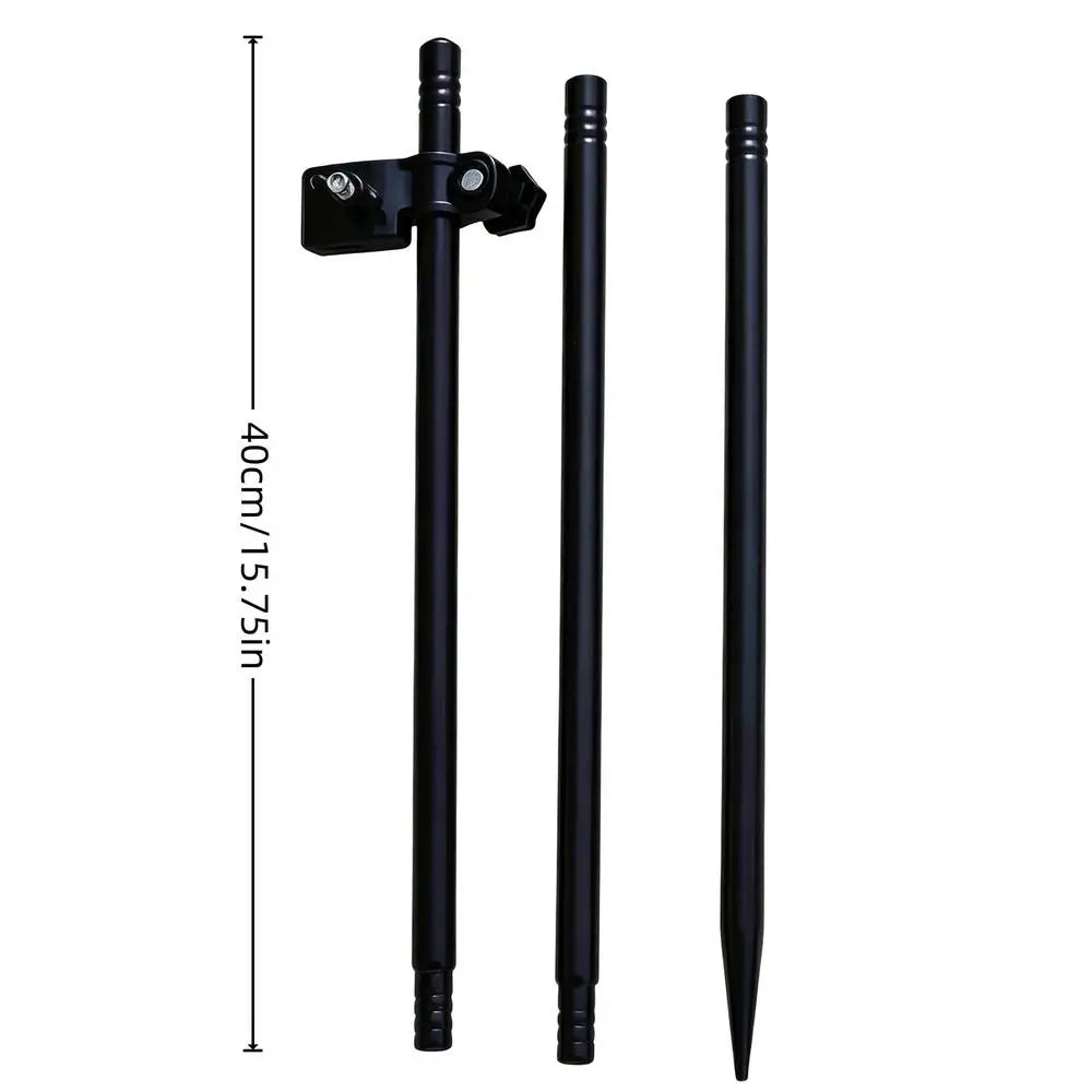 Beach Umbrella Base Metal Heavy Duty Sand Clamp Stand Grass Outdoor Qme China Mainland Black