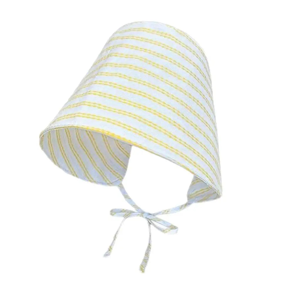 Fisherman Hat Bucket Hats Ponytail Sun Outdoor Panama Beach Cap Qme Yellow