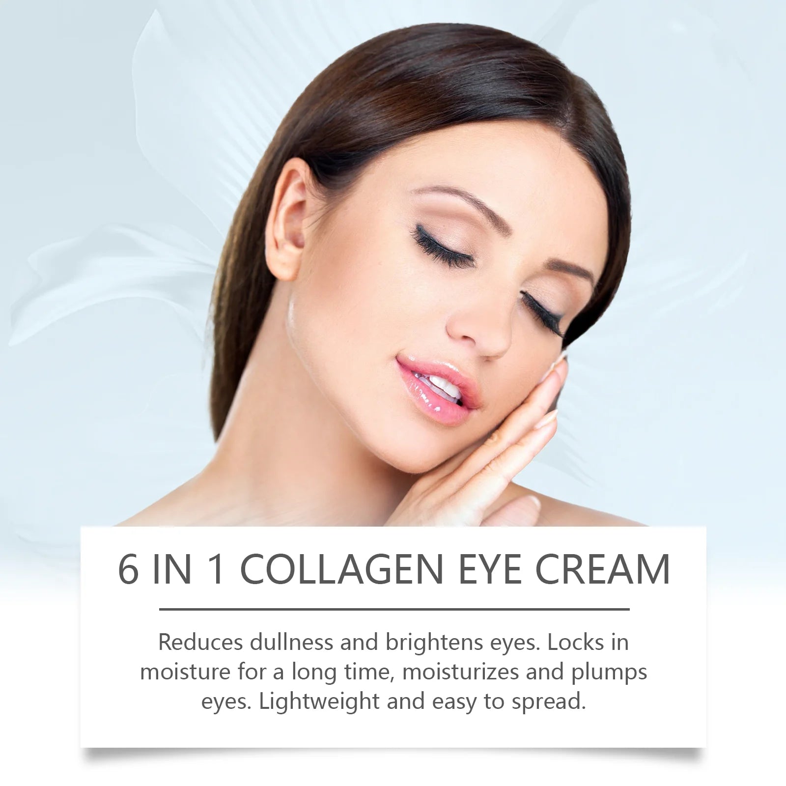 Lightening Dark Circles Eye Cream Anti-Puffiness Fade Fine Lines Firming Hydrating Moisturizing Under Eye Care Collagen Eye Crea Qme