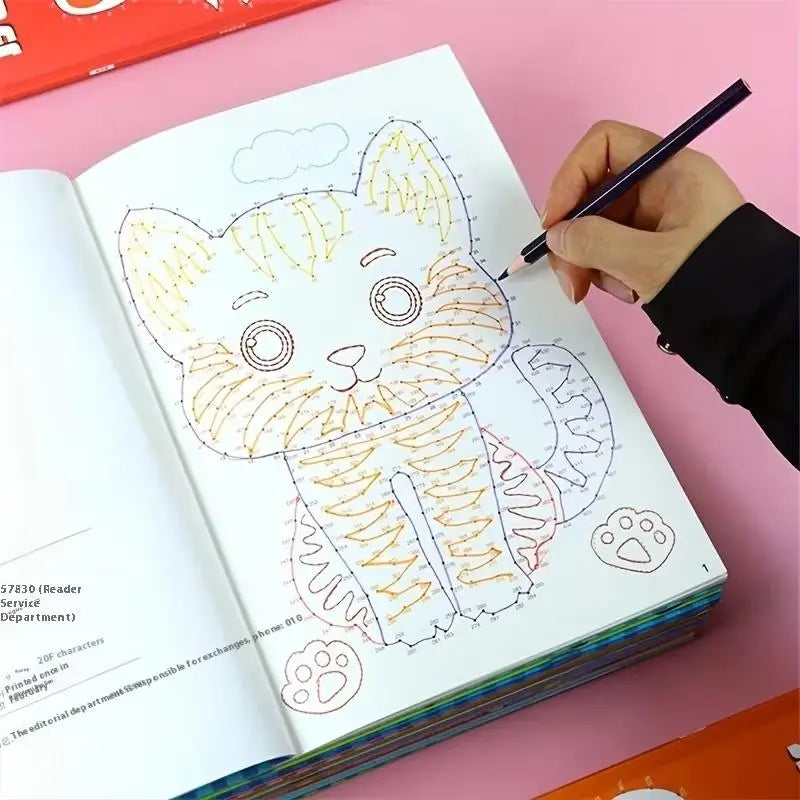 1 2 Focused Training Book Children's Digital Connectivity Coloring 44 Qme