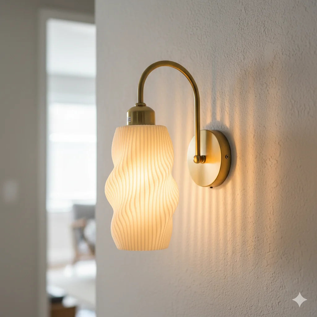 LED Wall Lamp Livingroom Bedroom Modern Simple Crative Light Fixture Home Lighting PVC lampshade Modern Sconce Wall Lamp Qme
