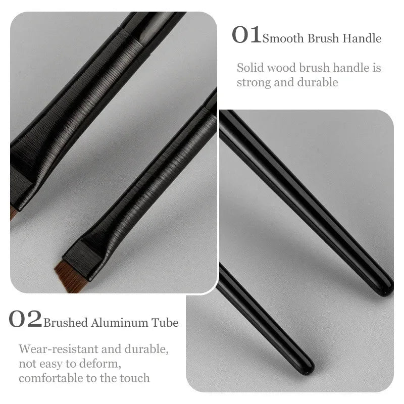 A101Brush Eyebrow A102Eyeliner Brush Professional Small Angled Eyebrow Brush Brow Contour Brush Fine Eyeliner Pen Makeup Tools Qme