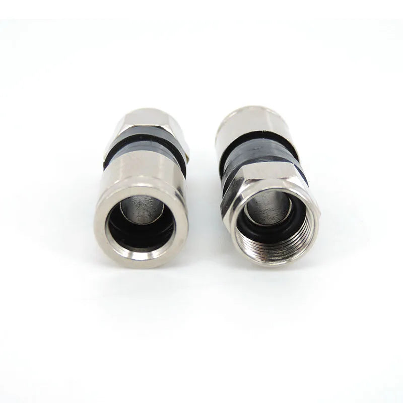 30 Pcs RG6 F Type Compression 2.7cm Snap Seal Plug Connector For Sky Satellite Virgin Cable L1 Qme