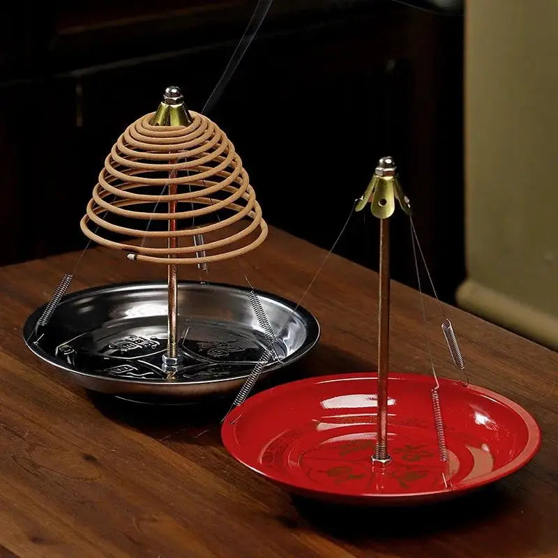 Metal Hanging Incense Burner 12 Hours Coils Iron Plate Mosquito Qme