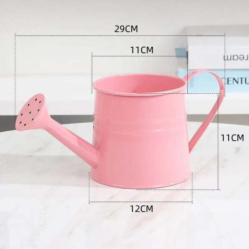 Metal Watering Can Garden Flower Kettle Mini Small Water Spraying Pot Sprinkle With Large Capacity For Kids Adult Qme A6