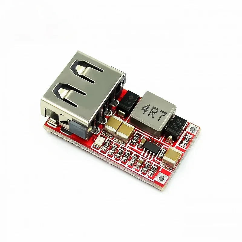Efficiency 97.5% DC-DC Step-down Module 6-24V12V24V To 5V3A Car USB Mobile Phone Charger Qme