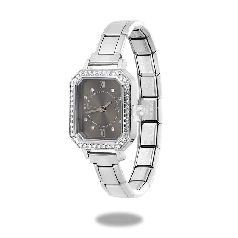 2026 Fashion Men Women's DIY Width Italian Elastic Charm Stainless