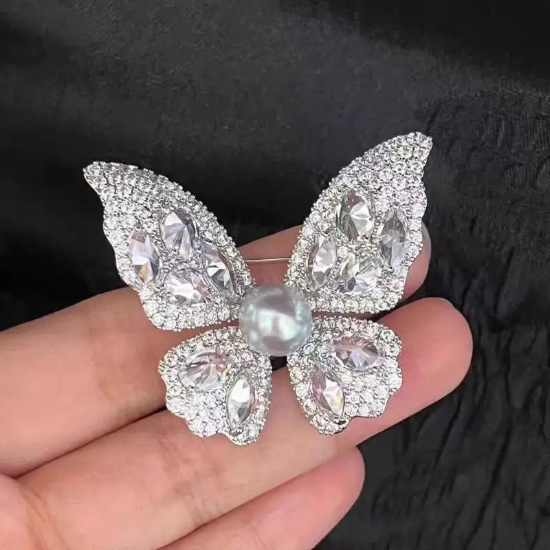 Jellyfish Butterfly Brooch for Women & Unisex - Cute Life Animal Pin, Trendy Office Birthday Party Friend Gift Jewelry Qme style 7