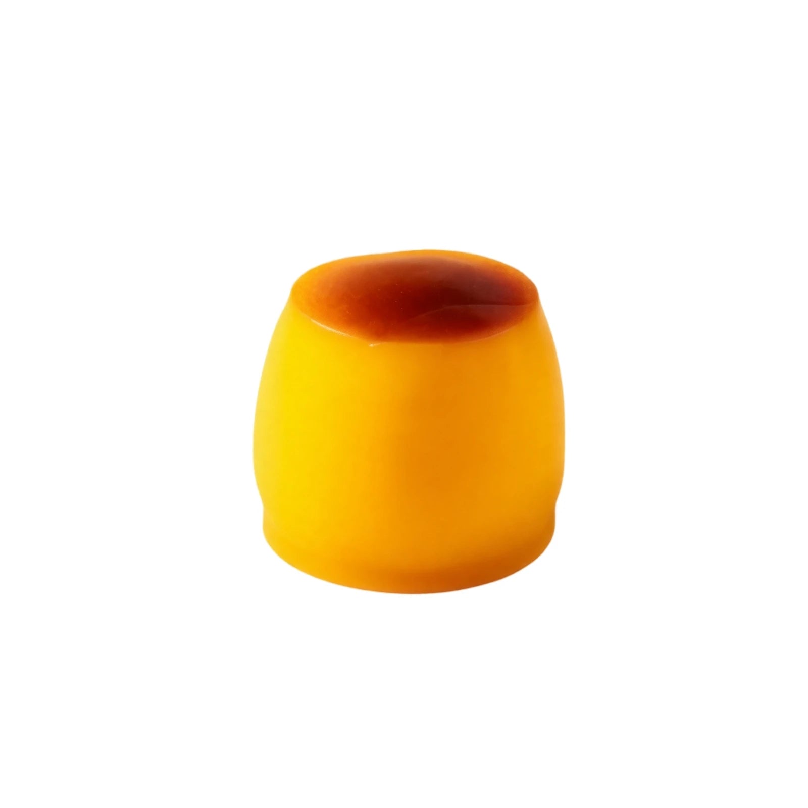 Caramel Pudding Stress Relief Toy Soft and Cute Slow-rising Fidget Toy Simulated Food Party DIY Decor Fun Holiday Gift Qme yellow one size