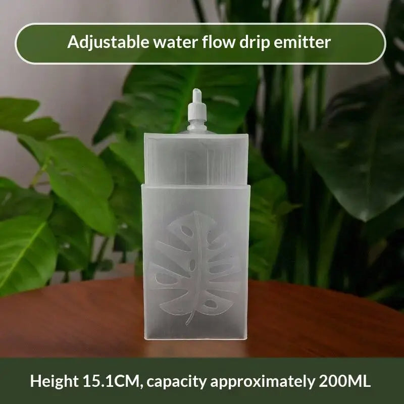 D-shaped Self-watering Plant Drip Plastic Adjustable Flow Rate Moss Qme A