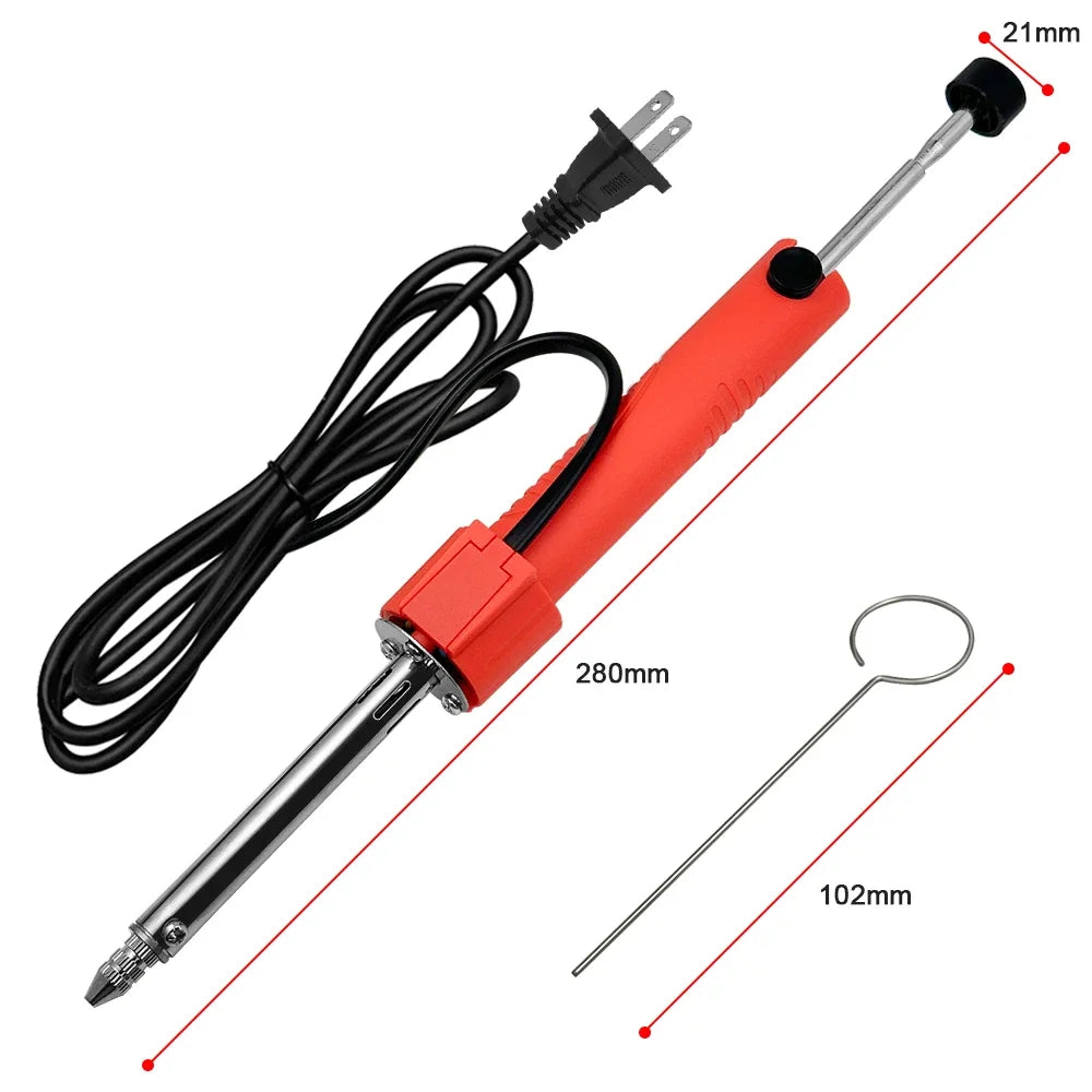 30W Electric Heating Desoldering Pumps Tin Suction Removal Device Qme