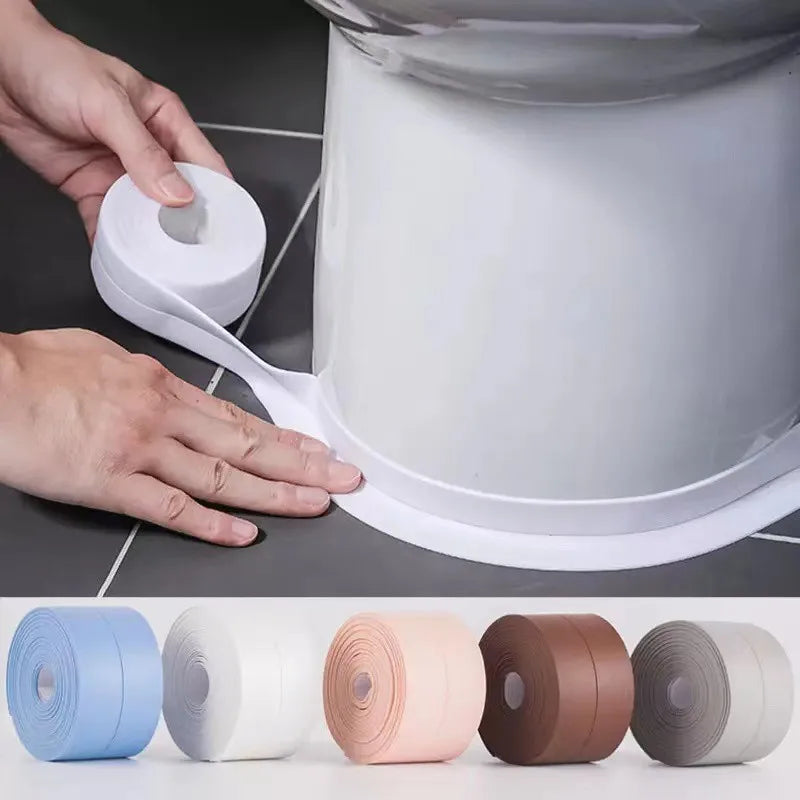 Kitchen Bathroom Wall Sealing Tape Waterproof And Mildew Tile Crack Repair Self Adhesive Waterproof Wall Sticker Sink Edge Tape Qme