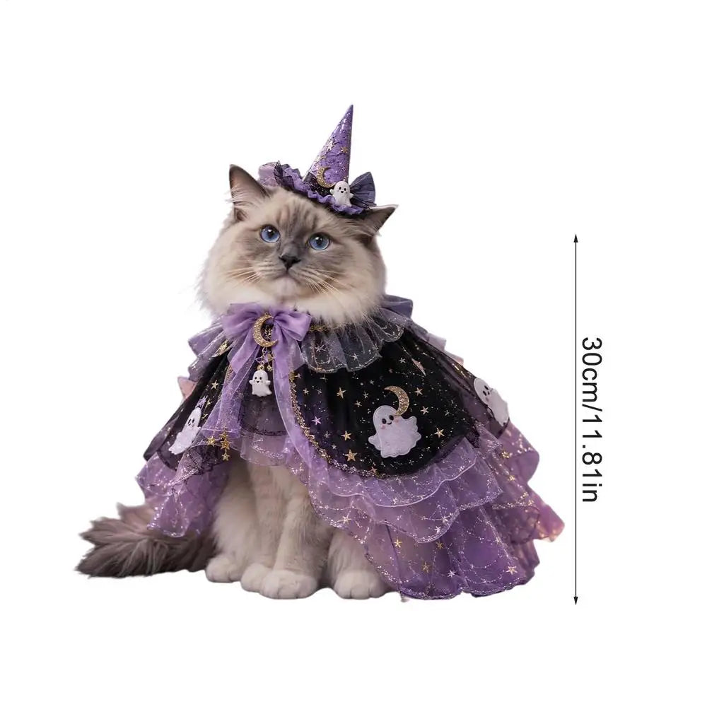 Halloween Costume Cats Pet Cosplay Cloak Cape Kitten Holiday Home Qme B China Mainland