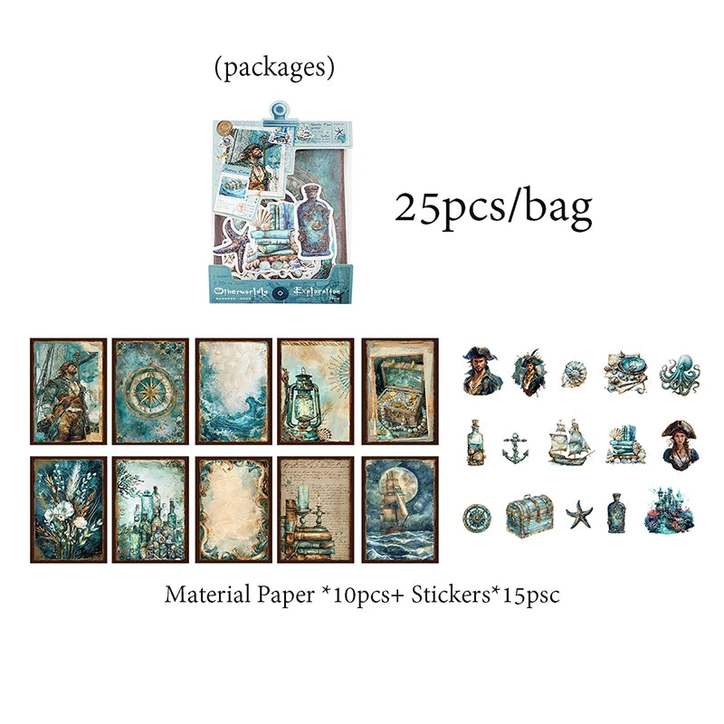 Retro Floral Animal & Figure Sticker Pack, Decor Stickers for Phone Case, Water Cup, Storage Box, Luggage & Photo Frame Qme A
