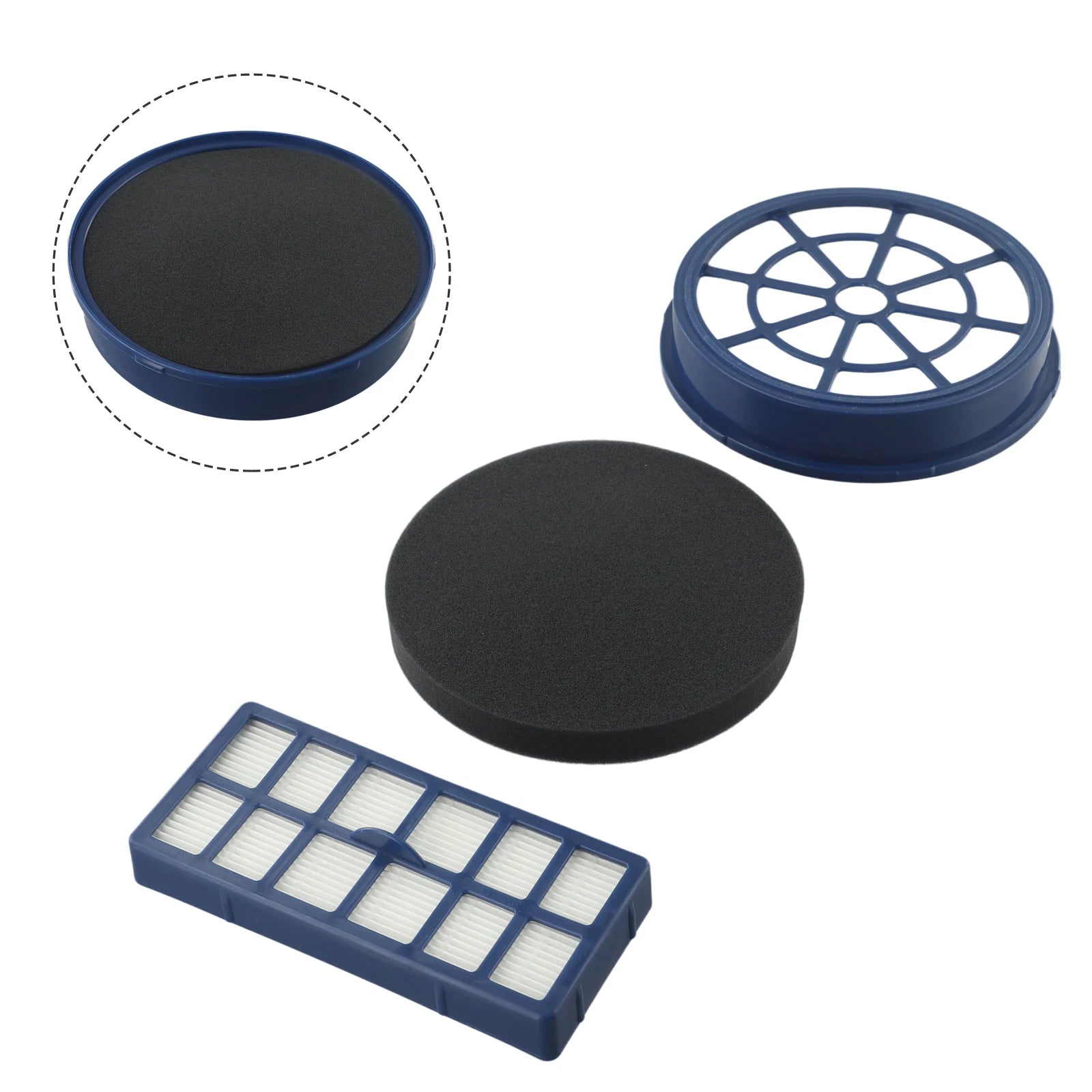 1 Set Pre-motor Filter Post Motor Exhaust Filter U81-35601724 For Hoover BR2020012 BR30PET 011 Vacuum Cleaner Replace Parts Qme Default Title
