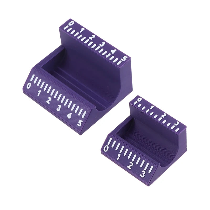 1 Application Sticker Alignment Tool Time-saving Reusable PET Vial Qme purple 2pcs