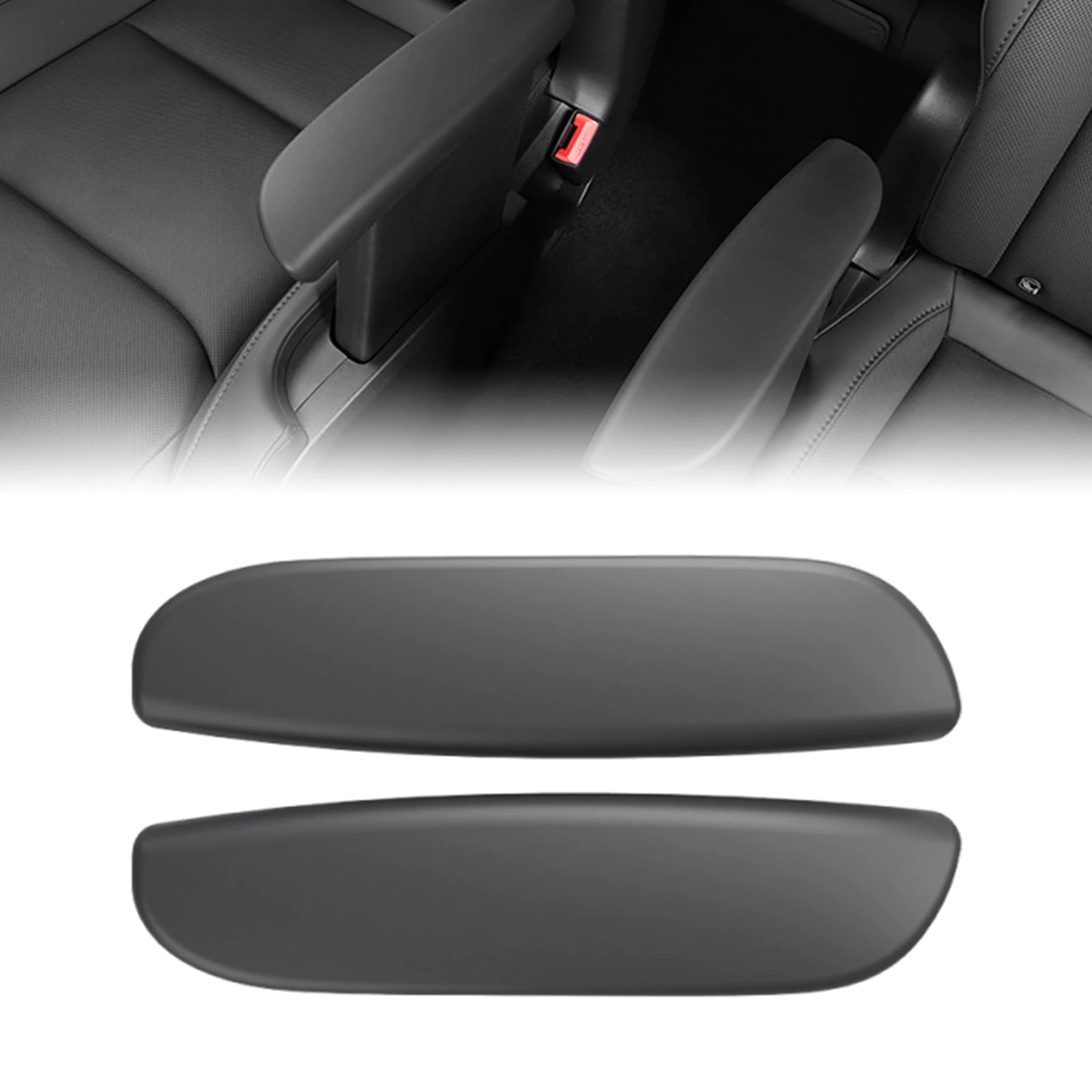 For 2025Tesla Model YL Second Row Armrest Protective Cover Wear-Resistant Handrail Protect Sleeve Interior Mouldings Accessories Qme