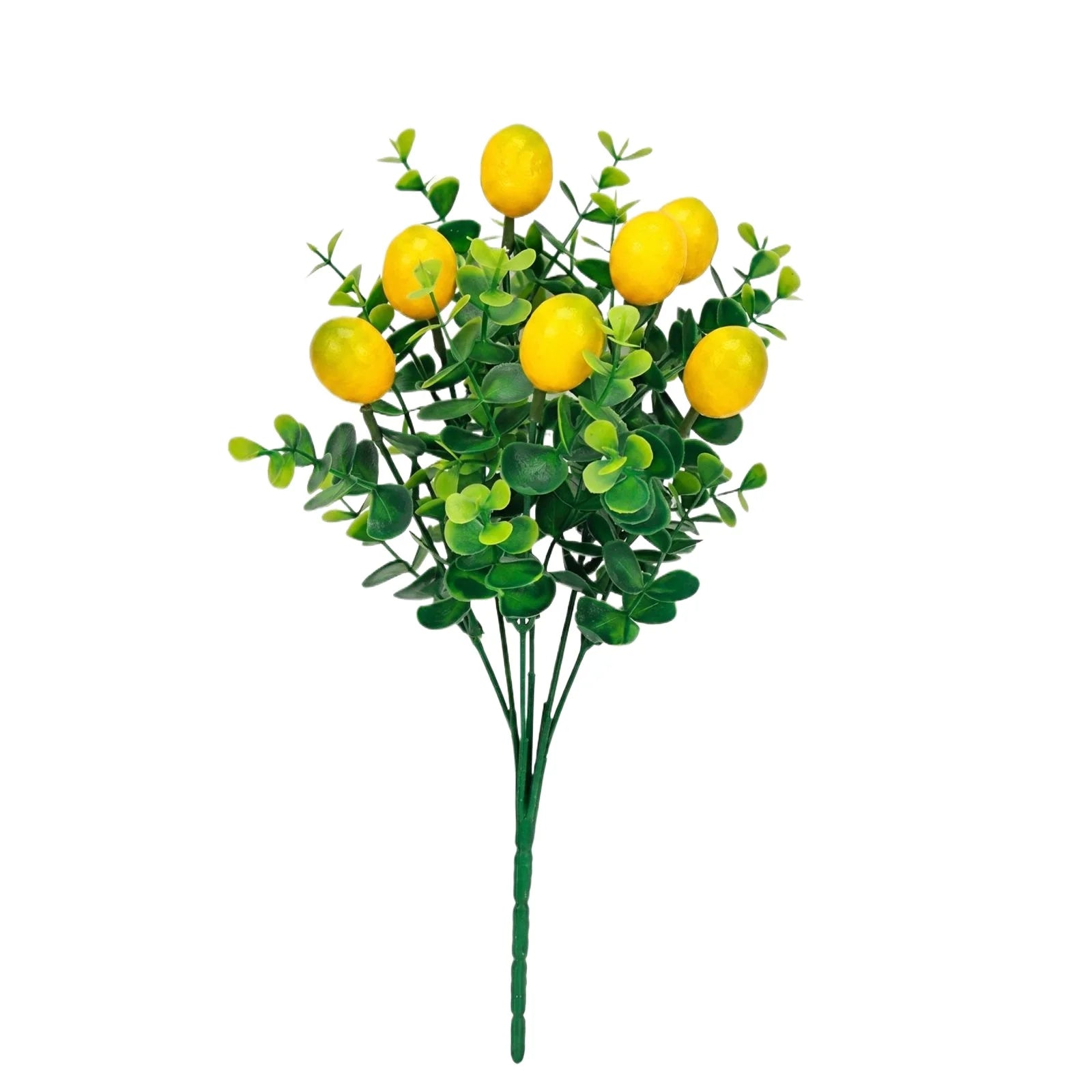 Artificial Lemon Branches Plant Decoration DIY Green Plants European Style Realistic Fake Plants Holiday Decor Photography Prop Qme