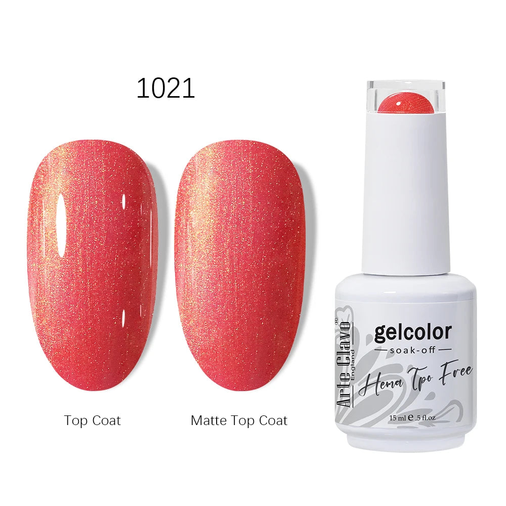Arte Clavo Red Series Gel HEMA TPO Nail Polish Winter Dark Art