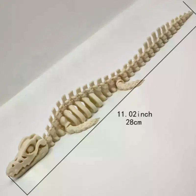 1PCS Realistic Skeleton Replica Aquarium Decoration Dinosaur Skeleton Model For Fish Tank Decoration Qme