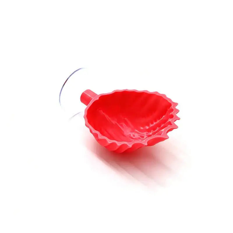 Colorful Shell Shaped Betta Feeding Dish Hiding House Breeding Nest