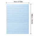 70CM 3D Wall Sticker Self Adhesive Background Decor XPE Foam Material Peel and Stick Wall Stickers Removable and Waterproof Qme 3 70cmx2m