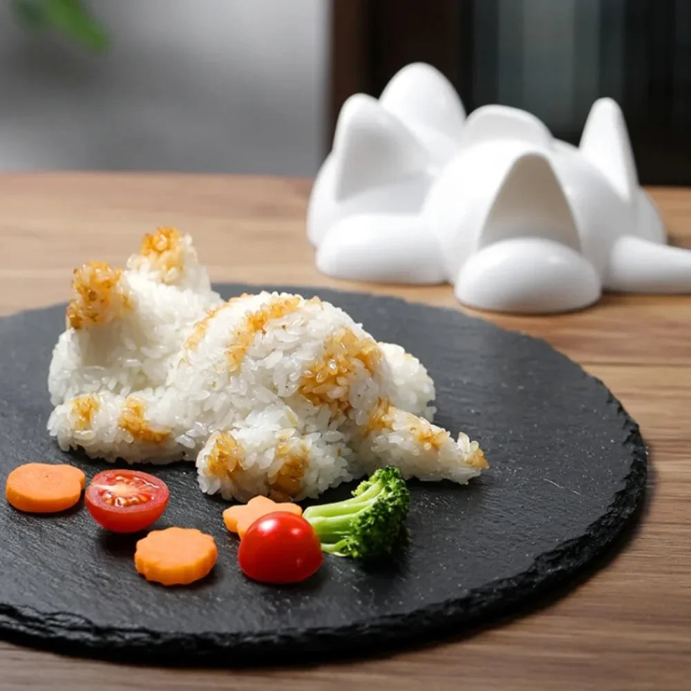 Cute Onigiri Molds Cat Animal Shape Sushi Kids Rice Mashed Potato Qme