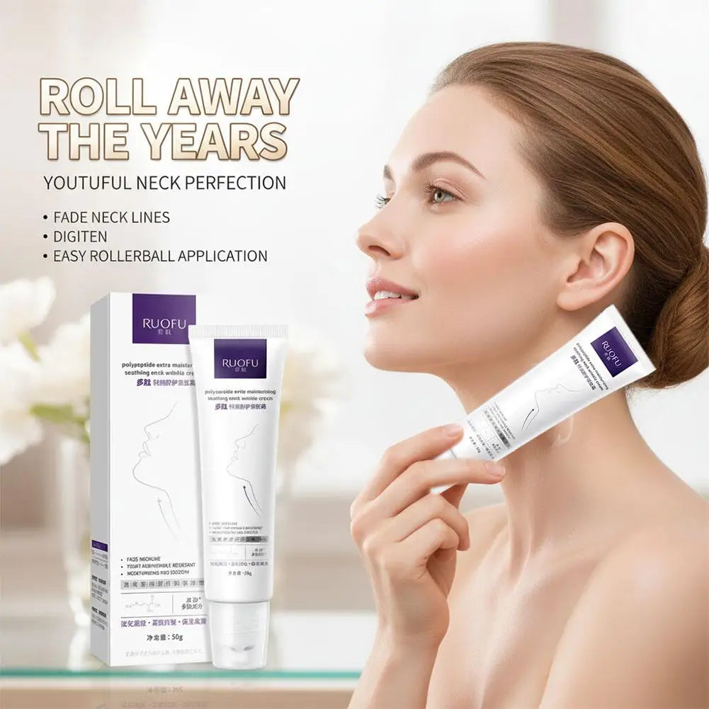 Neck Massage Cream Polypeptide Essence Hydrolyzed Collagen Roll-on Qme